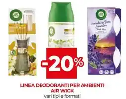 Unicoop Linea deodoranti per ambienti AIR WICK offerta