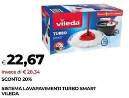 Unicoop Sistema lavapavimenti turbo smart VILEDA offerta