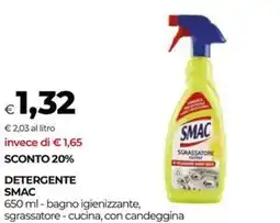 Unicoop Detergente smac bagno igienizzante, offerta