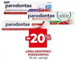 Unicoop Linea dentifrici PARODONTAX offerta
