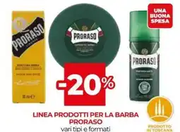 Unicoop Linea prodotti per la barba PRORASO offerta
