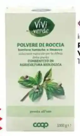 Unicoop Polvere di roccia VIVI VERDE COOP offerta