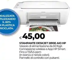 Unicoop STAMPANTE DESKJET 2810E AIO HP offerta