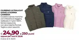 Unicoop Giubbino ultralight uomo o donna carrera offerta