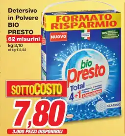 Prix Quality Detersivo in Polvere BIO PRESTO offerta