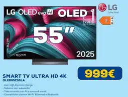 Euronics LG SMART TV ULTRA HD 4K OLED55C55LA offerta