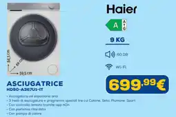 Euronics Haier ASCIUGATRICE HD90-A367U1-IT offerta