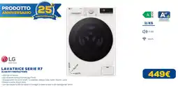 Euronics LG LAVATRICE SERIE R7 AI DD R7 F4R7011TSWG offerta