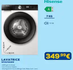 Euronics Hisense LAVATRICE WF3S7021BW offerta