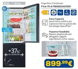 Euronics SAMSUNG Frigorifero Combinato F1rst 75 Al RB50DG601EB1 offerta