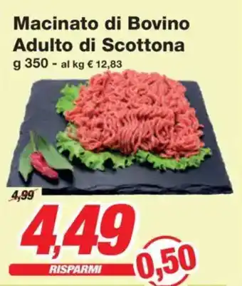 Prix Quality Macinato di Bovino Adulto di Scottona offerta