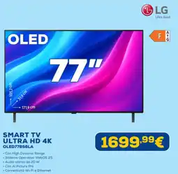 Euronics LG SMART TV ULTRA HD 4K OLED77B56LA offerta