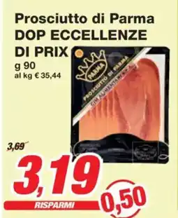 Prix Quality Prosciutto di Parma DOP ECCELLENZE DI PRIX offerta