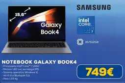 Euronics SAMSUNG NOTEBOOK GALAXY BOOK4 offerta