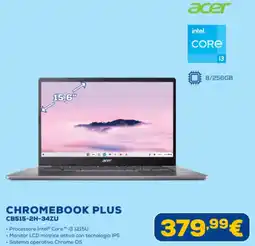 Euronics acer CHROMEBOOK PLUS CB515-2H-34ZU offerta
