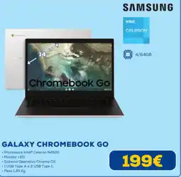 Euronics Samsung galaxy chromebook go offerta