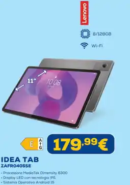 Euronics Lenovo IDEA TAB ZAFR0405SE offerta
