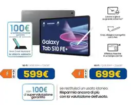 Euronics SAMSUNG Galaxy Tab S10 FE+ offerta