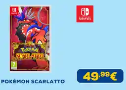 Euronics Nintendo switch pokémon scarlatto offerta