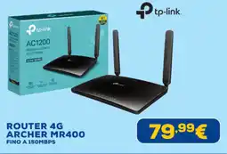 Euronics tp-link ROUTER 4G ARCHER MR400 FINO A 150MBPS offerta