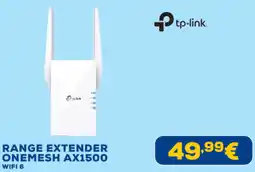 Euronics tp-link RANGE EXTENDER ONEMESH AX1500 WIFI 6 offerta