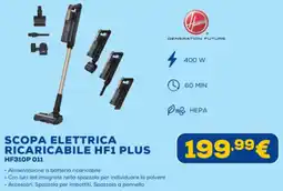 Euronics Hoover SCOPA ELETTRICA RICARICABILE HF1 PLUS HF310P011 offerta