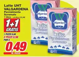 Prix Quality Latte UHT VALGARDENA Parzialmente Scremato offerta