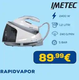 Euronics Imetec rapidvapor offerta