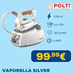 Euronics Polti vaporella silver offerta