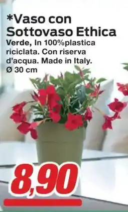 Prix Quality Vaso con Sottovaso Ethica offerta