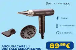Euronics Bellissima asciugacapelli digitale ceramisonic offerta