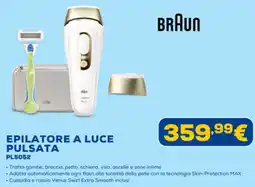 Euronics BRAUN EPILATORE A LUCE PULSATA PL5052 offerta