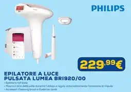 Euronics PHILIPS EPILATORE A LUCE PULSATA LUMEA BRI920/00 offerta