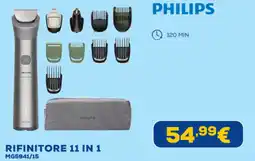Euronics PHILIPS RIFINITORE 11 IN 1 MG5941/15 offerta