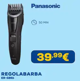 Euronics Panasonic REGOLABARBA ER-GB61 offerta
