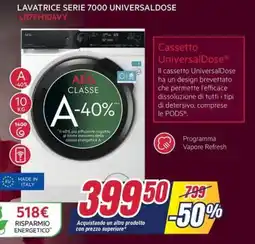 Trony AEG LAVATRICE SERIE 7000 UNIVERSALDOSE LR7FH104VY offerta