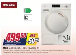 Trony MIELE ASCIUGATRICE TEA535 WP offerta