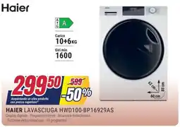 Trony HAIER LAVASCIUGA HWD100-BP16929AS offerta