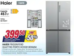 Trony HAIER FRIGORIFERO QUATTRO PORTE HCR3818ENMM offerta
