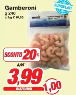 Prix Quality Gamberoni offerta