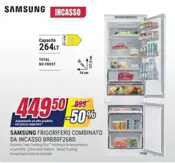 Trony SAMSUNG FRIGORIFERO COMBINATO DA INCASSO BRB80F26BD offerta