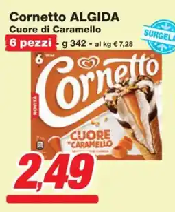 Prix Quality Cornetto ALGIDA Cuore di Caramello offerta
