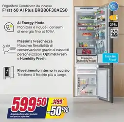 Trony SAMSUNG Frigorifero Combinato da incasso F1rst 60 Al Plus BRB80F30AESO offerta