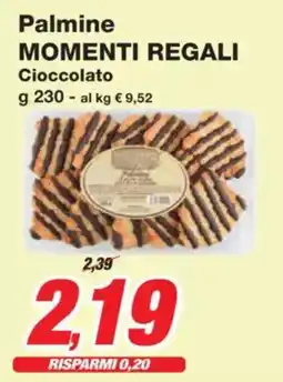 Prix Quality Palmine MOMENTI REGALI Cioccolato offerta