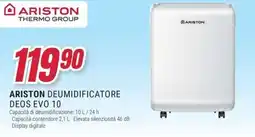 Trony Ariston deumidificatore deos evo 10 offerta