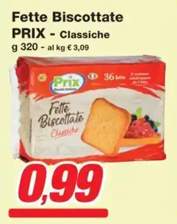 Prix Quality Fette Biscottate PRIX offerta
