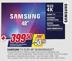Trony SAMSUNG TV OLED 48" QE48S90FAEXZT offerta