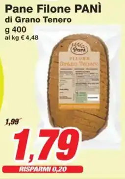 Prix Quality Pane Filone PANÌ di Grano Tenero offerta