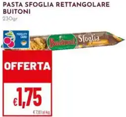 Pan Pasta sfoglia rettangolare BUITONI offerta