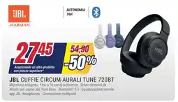 Trony JBL CUFFIE CIRCUM-AURALI TUNE 720BT offerta